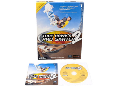 Tony Hawks Pro Skater 2 PC Big Box Activision CD Rom Handbuch Gut Sammler