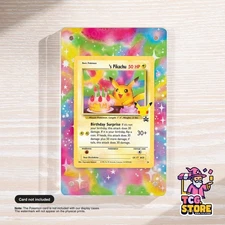 Birthday Pikachu - Celebrations | Pokémon Custom Extended Artwork Display Case
