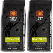 Light Roast Ground Coffee, Bean Me Up, 12 Ounce Bag (Pack of 2)