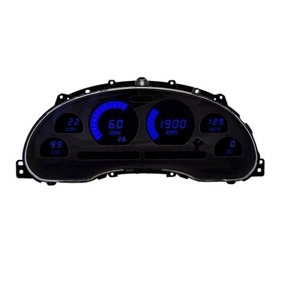 Intellitronix Corp DP7009B Gauge Panel, Digital, Blue LED, Ford, Each
