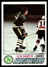 1977-78 Topps Hockey Card Glen Sharpley RC Minnesota North Stars #158 NM