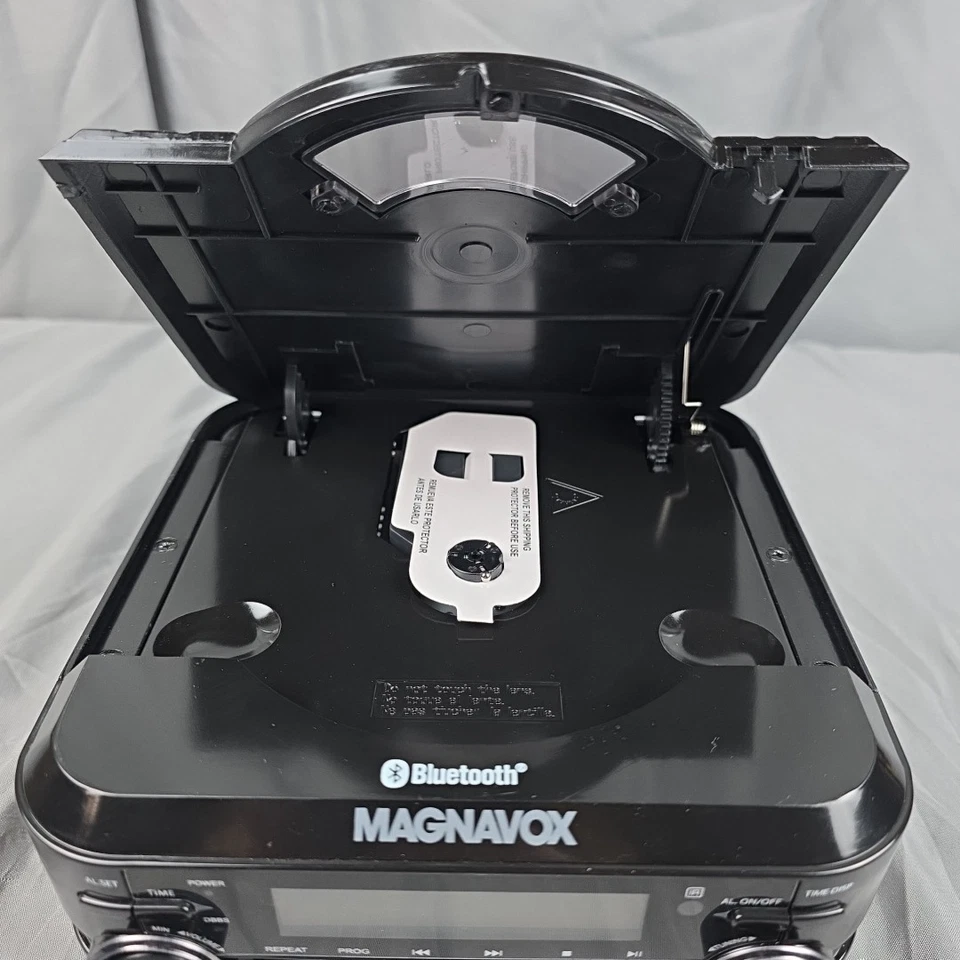 Magnavox MM435 AM/FM Radio CD Player Bluetooth Main Unit - Untested, Powers On - Image 3 of 4