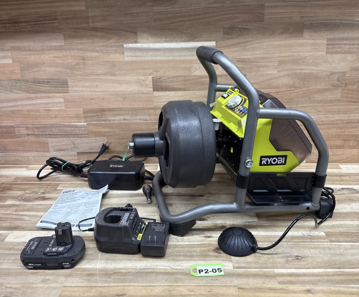 Ryobi ONE+ 18V Drain Auger Kit P4003K for sale online