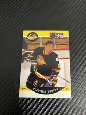 Vladimir Krutov #296 Pro Set 1990 Hockey Card (Vancouver Canucks)