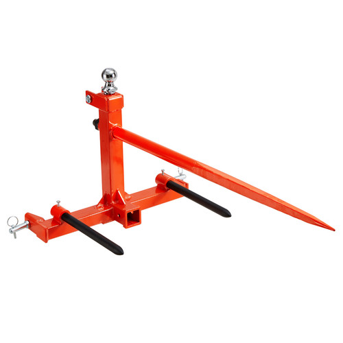 49" Hay Spear Bale Spears Skid 3-Point Hitch Tractor Attachment 1600lbs