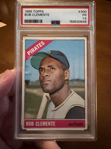 1966 Topps - Bob Clemente #300 Called Bob on Card PSA 1.5 Pittsburgh Pirates