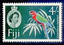 FIJI 1959 SG308 4s. SHINING PARROT -  MNH