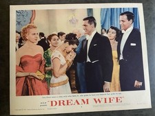 DREAM WIFE R-1962 Original Vintage Lobby Card with Cary Grant & Deborah Kerr