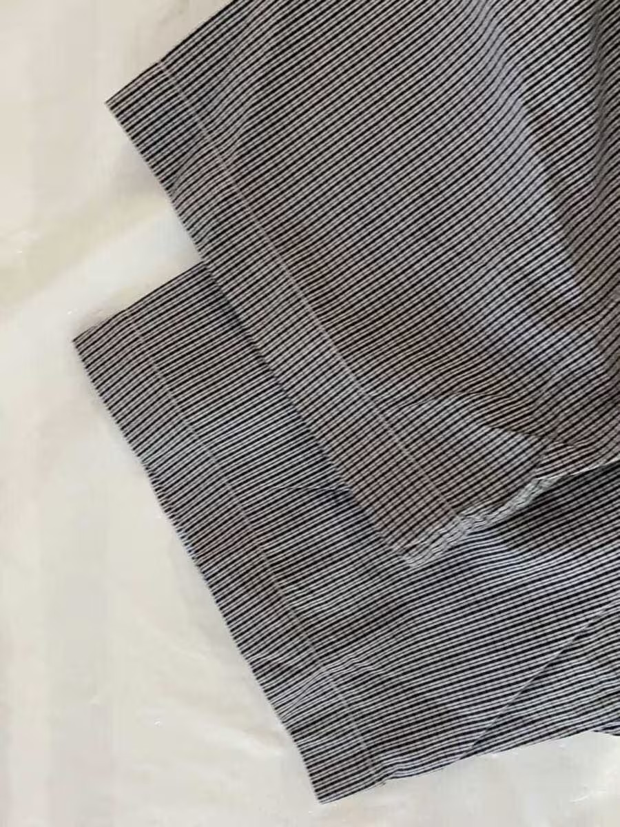 POLO RALPH LAUREN 90s CALDWELL Short Sleeve Shirt L Cotton BLK Gingham CK image 4