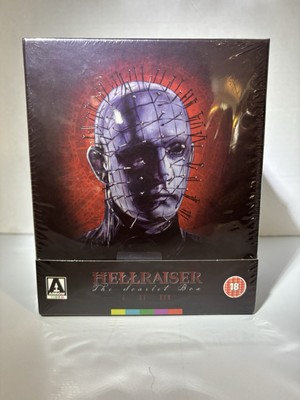 Hellraiser Scarlet Box Set (Blu-Ray) I II III Limited Edition Rare Region B NEW!