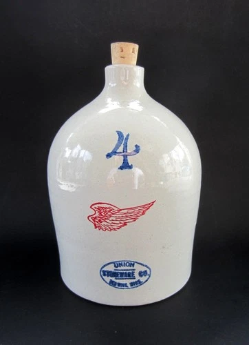 Red Wing Union Stoneware Collectors Commemorative Mini 4 Gallon Beehive Jug 5"