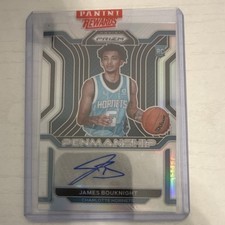 Panini Prizm 2021-22 Rookie Penmanship James Bouknight Auto RP-JBO Hornets