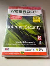 Webroot SecureAnywhere Internet Security - Full Version for Windows Mac...
