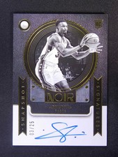 2024-25 Panini Noir Adem Bona RC Rookie Snapshot Auto Holo Gold 03/25