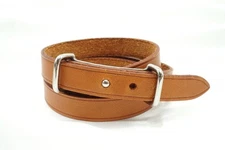 HERMES Api2 4strand Bracelet bangle choker Silver Hardware □H 2004 Brown 4400j