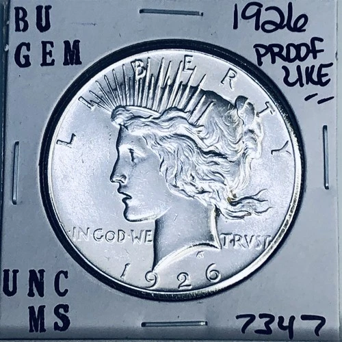 1926 P BU GEM PEACE SILVER DOLLAR UNC MS+++ U.S. MINT RARE COIN 7347