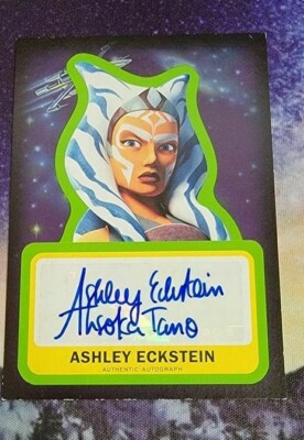 Topps Journey Star Wars Force Awakens Ashley Eckstein Ahsoka Tano  Autograph 