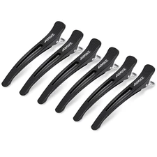 6Pcs Professional Hair Clips for Styling Sectioning, Non Slip Duck Hair Clips