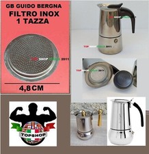 FILTRO INOX 1 TAZZA PER CAFFETTIERA GB GUIDO BERGNA KITTY MUSA BIALETTI 01 2025