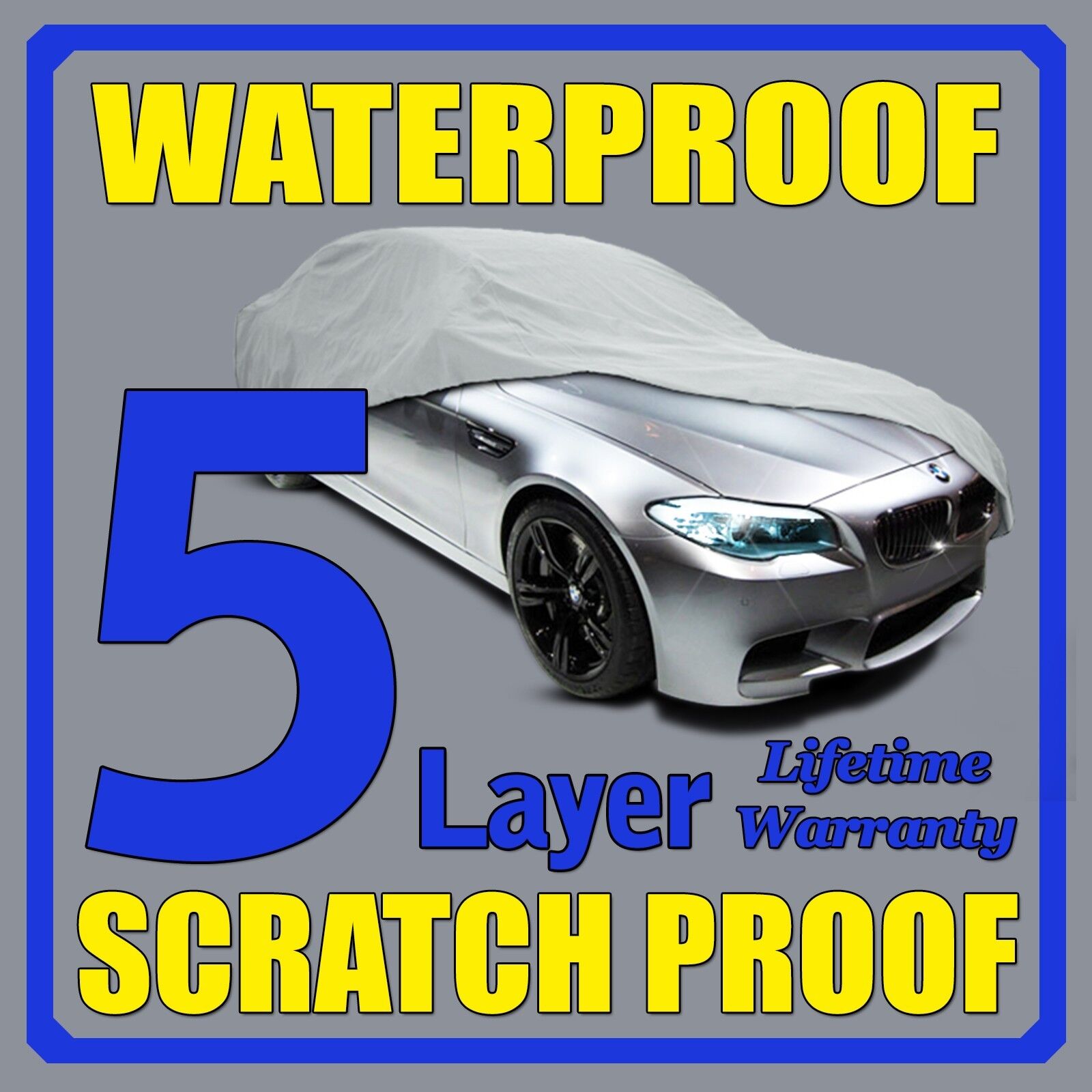 CAR COVER FOR MERCEDES BENZ S550 2006 2007 2008 2009 2010 2011 2012 WATERPROOF