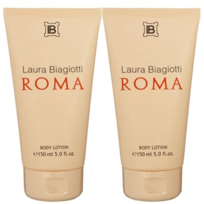 Laura Biagiotti Roma 2 x 150 ml Bodylotion Körperlotion Body Lotion Set