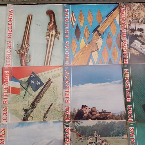 LOT of 12 American Rifleman Magazine COMPLETE 1961 Nostalgic VINTAGE Guns Books - Picture 7 of 13