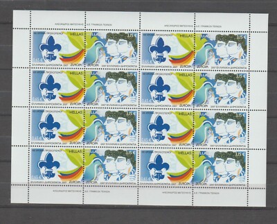 s36843 GRIECHENLAND EUROPA CEPT POSTFRISCH ** 2007 MS SCOUT BADEN POWEL