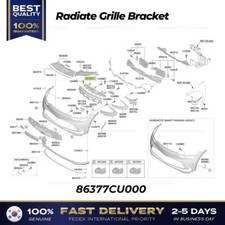 ⭐Genuine⭐ Radiate Grille Bracket 86377CU000 for Hyundai Genesis GV60