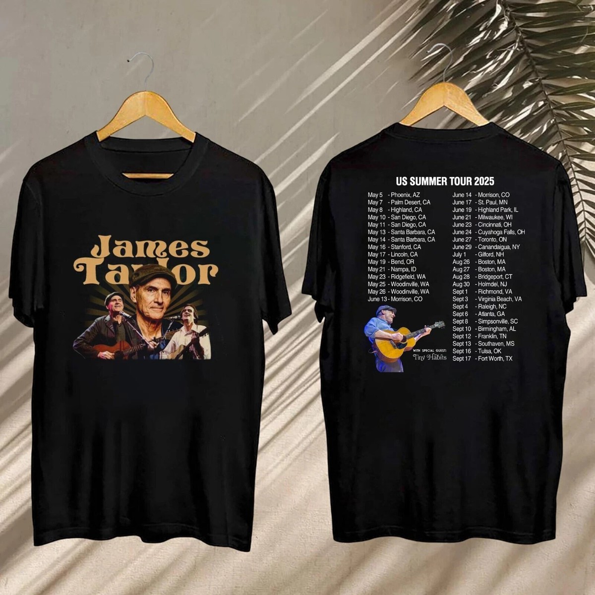James Taylor Concert Shirt, James Taylor Summer Tour 2025