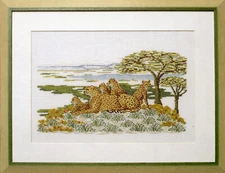 Cheetah Cross Stitch Pattern Permin Wichelt 158340 African Wildlife