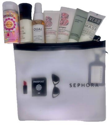 Sephora Favorites 9pc Oribe Verb Brigeo Quai Living Proof Amika Travel Sz. Set