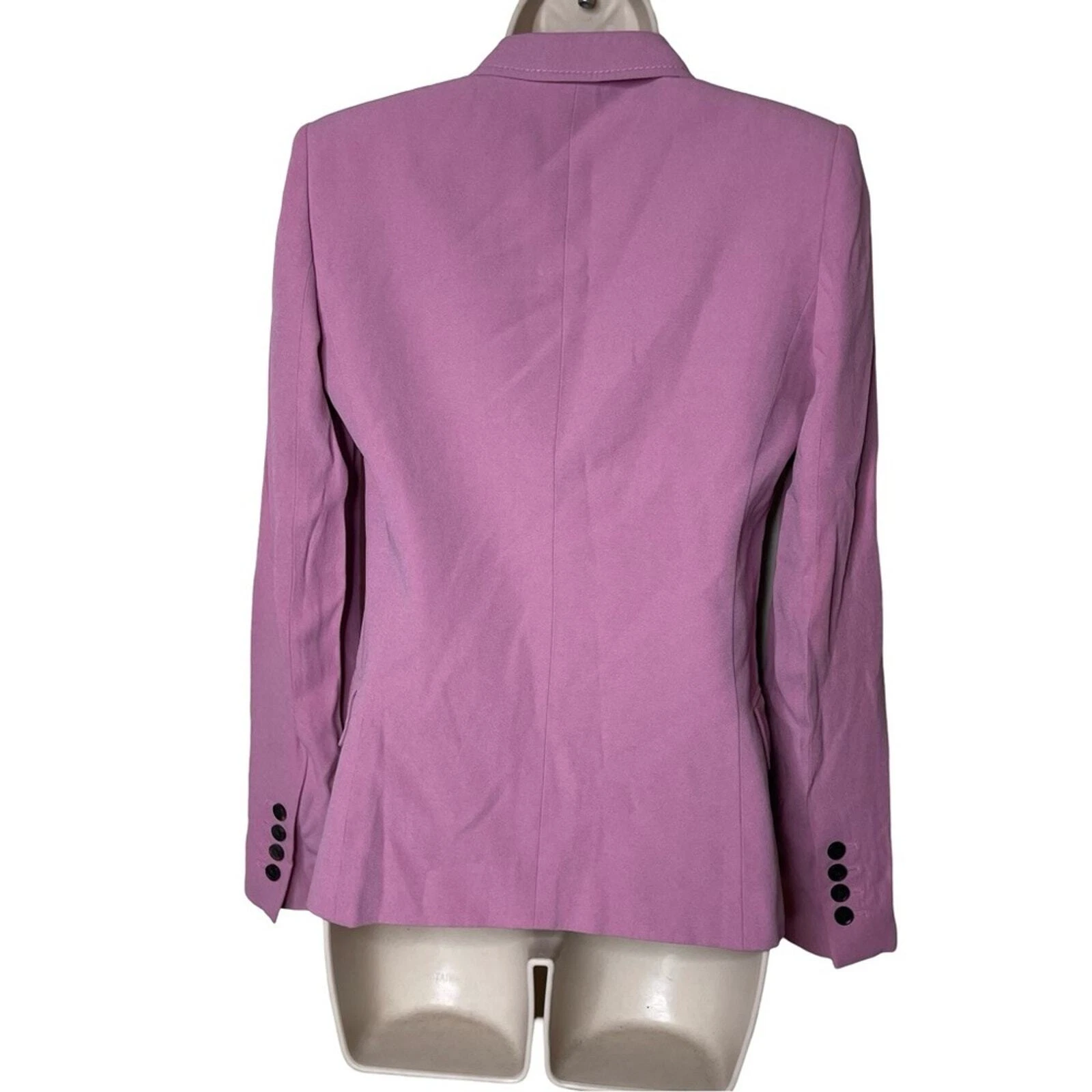 Blazer classico a bottone singolo Gucci colore viola rosa polveroso taglia IT 38 US 2 XS