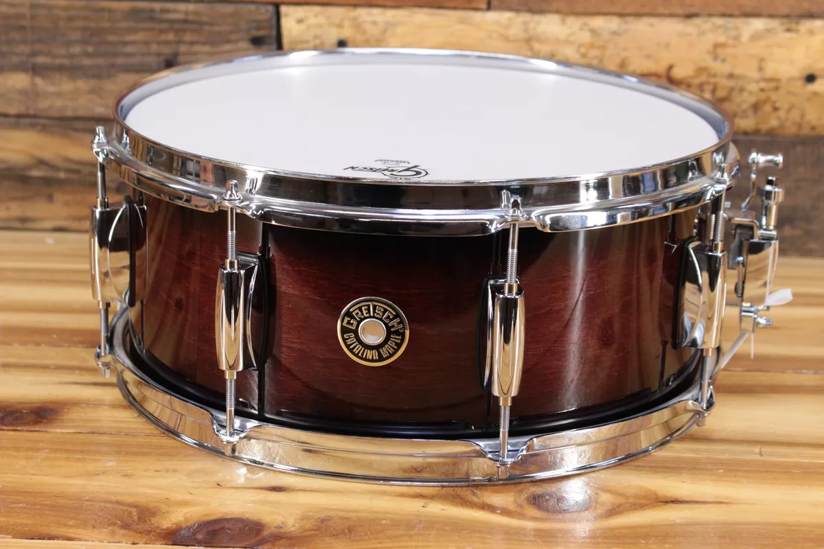 Gretsch Drums Catalina Maple 14 x 6 Glossy Snare Drum Deep Cherry Burst New