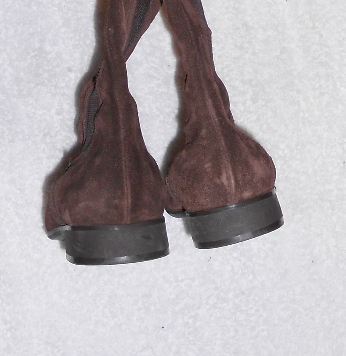 Bottes Plates UNISA Marron Daim Taille 36 - À Enfiler, Doublure Cuir, Occasion Très Bon état