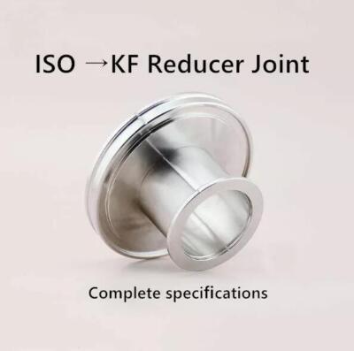 ISO to KF Vacuum Reducer Straight Conical Adapters Stainless Steel Flange
