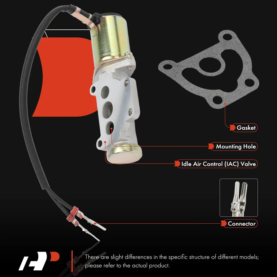 Válvula de controle de ar ocioso para Nissan D21 1990-1994 Pickup 1995 1996 1997 L4 2.4L - Imagem 3 de 4