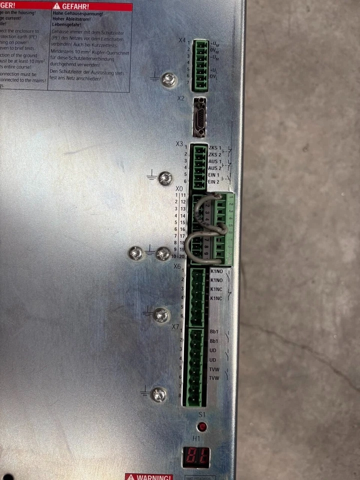 Bosch Rexroth Indramat HVR03.2-W045N - 45 kW DIAX04 Power Supply 3×480 V TESTED - Immagine 3 di 4