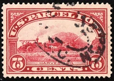 U.S. Used Stamp Scott #Q11 75c Parcel Post. VF - XF. Wash, DC Double Oval Cancel
