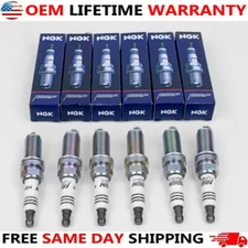 6pcs NGK LFR6AIX-11 6619 IRIDIUM IX Resistor Spark Plug For Lexus Mercedes-Benz