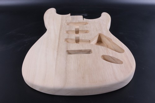 Paulownia wood guitar body DIY for ST SSS pickups style Lightweight Unfinished - Imagen 4 de 6