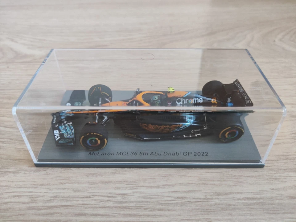 F1 McLaren MCL36, Lando Norris, 6th Abu Dhabi 2022, Spark, 1:43 - Image 3 of 4