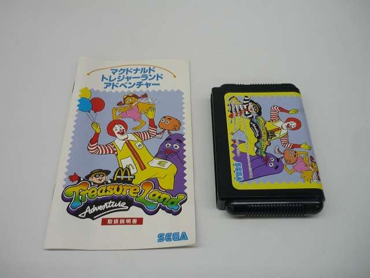 TREASURE LAND ADVENTURE McDonalds Item Mega Drive Sega Japan TREASURE LAND ADVENTURE McDonalds Item Mega Drive Sega Japan