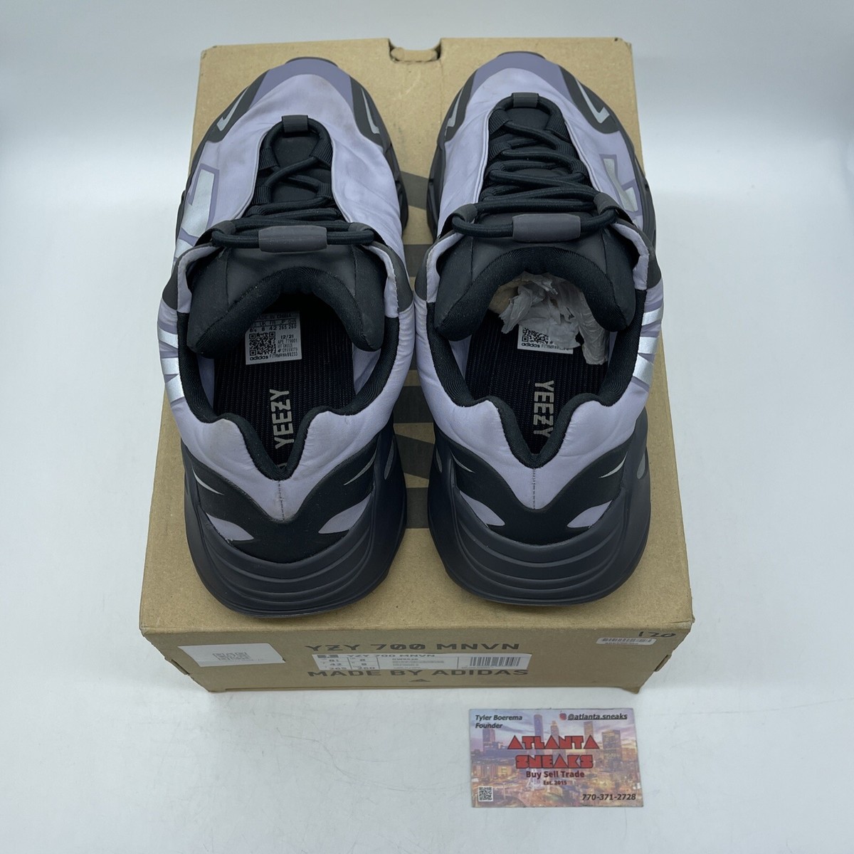 ima007様 Size 8.5 - adidas Yeezy Boost 700 MNVN Geode Black Purple