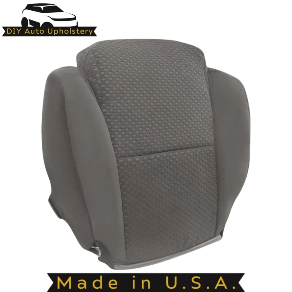 2007 - 2013 适用于丰田苔原级布织物司机底部座椅套灰色 — 第 2/4 张图片