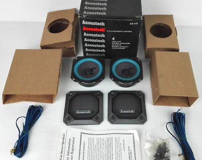 Acoustech Thunderbird Serie As 410 - Paar Woofer Von Maschine - Neu
