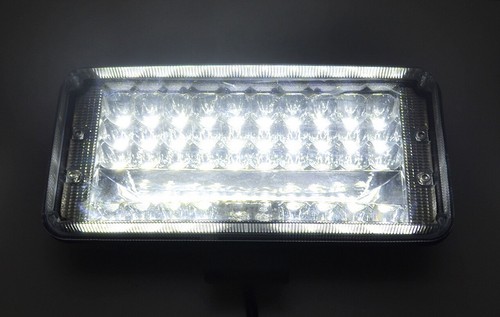 2x 60W LED Fascio Riflettore DRL Fari Auto Trattore SUV Camion Moto Barca Bus - Foto 3 di 7