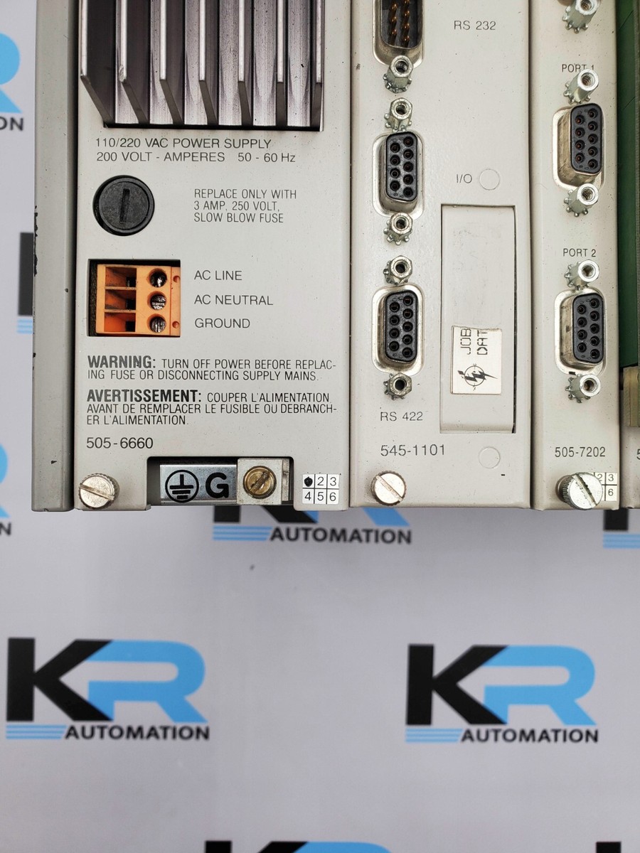 Siemens 505-6660 Simatic TI505 Power Supply W/545-1101 / 505-7202