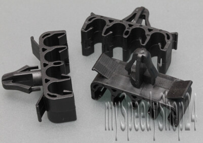 10 x Bremsleitungshalter Halter Clips für Bremsleitung 4 x 7,0 mm Ø WD
