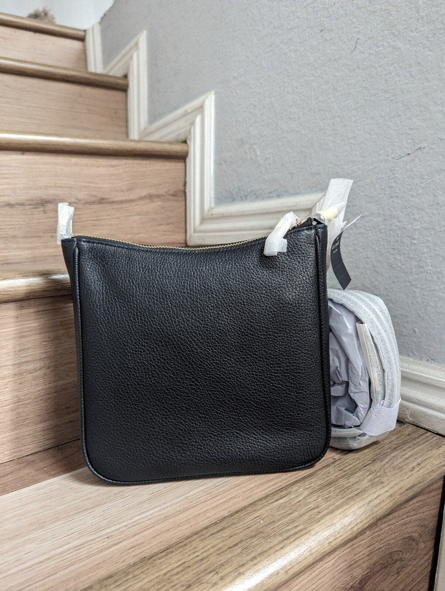 kate spade ブラック かごバッグ NWT Kate Spade KF087 Rosie North South Swingpack Black Leather