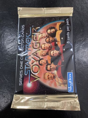 1995 SkyBox Star Trek Voyager Series 1 Trading Card Pack - Picture 1 of 1